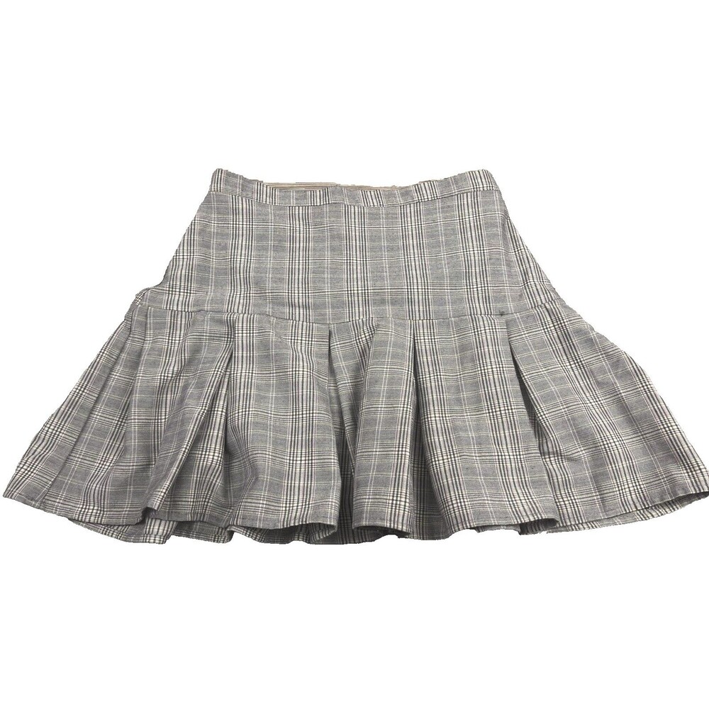 Altar’d‎ State Women’s Gray & Pink Plaid Skirt Size S Retro Schoolgirl Academic